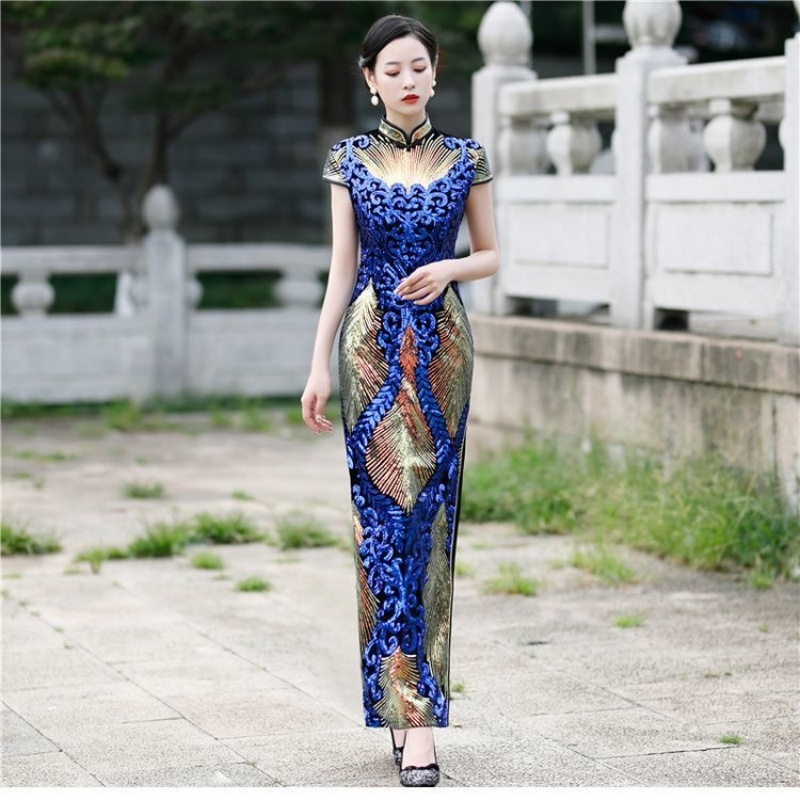 Ao Dai Vietnam Dress - فستان نسائي أنيق من Aodai بأكمام