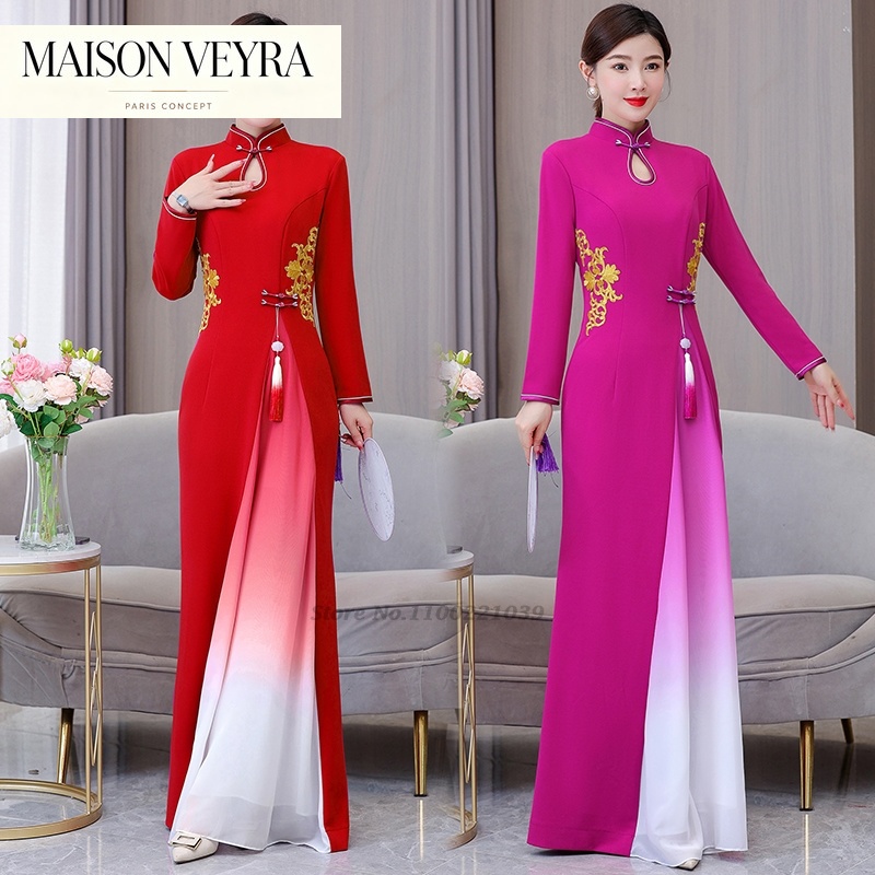 Ao Dai Vietnam Dress - فستان فيتنامي تقليدي 2026، أوداي، تشيباو