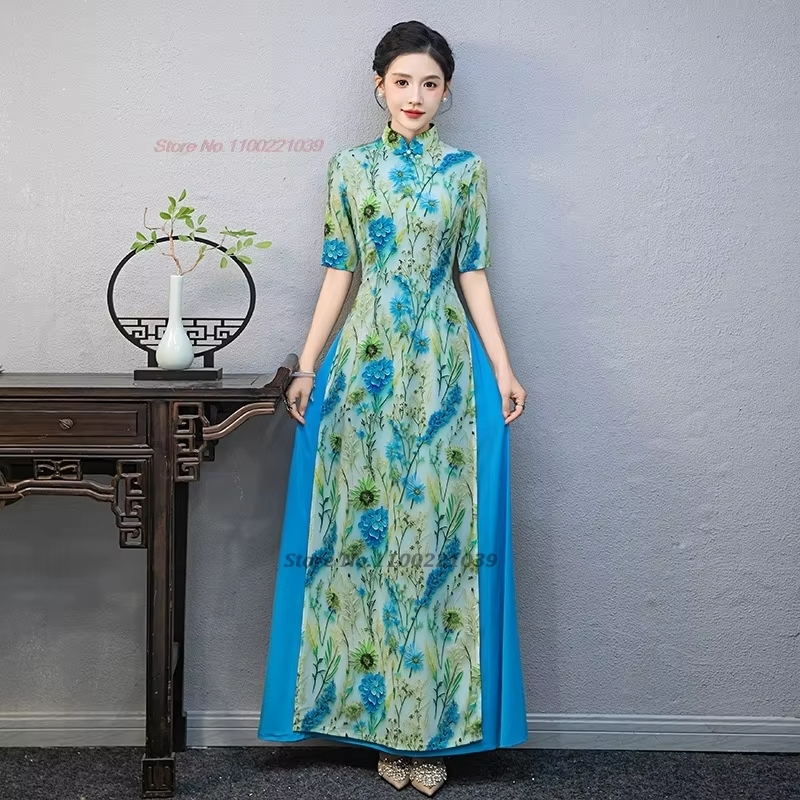 Ao Dai Vietnam Dress - فستان فيتنام أوداي لعام 2026 فستان
