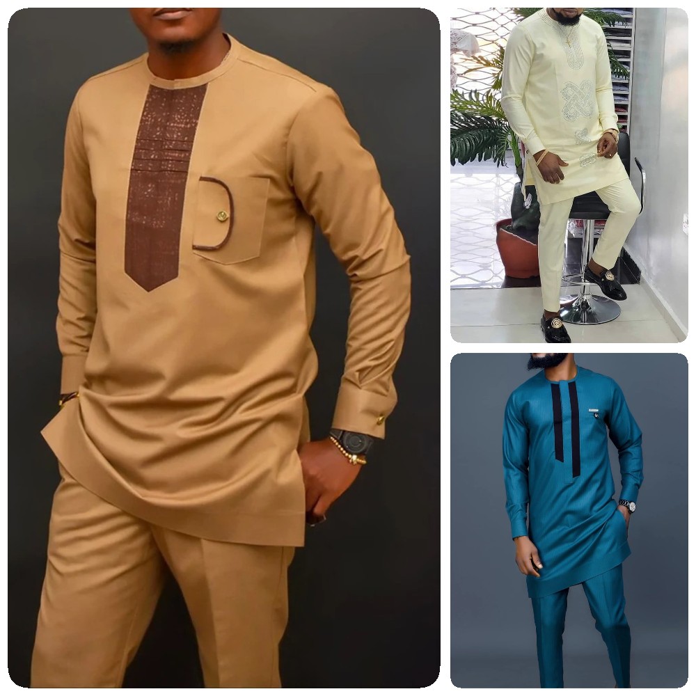 Dashiki Shirt Men - ملابس Dashiki طويلة الأكمام للرجال ،