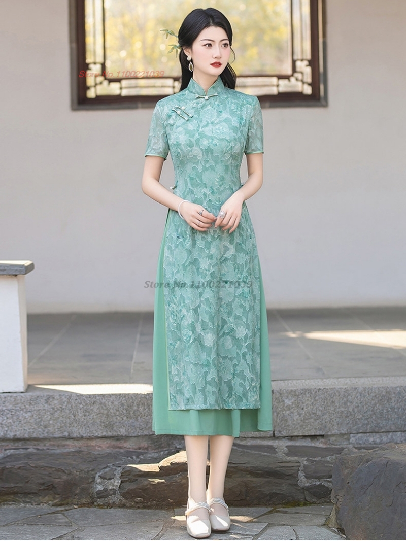 Ao Dai Vietnam Dress - ﻿ فستان أوداي فيتنامي تقليدي 2026،