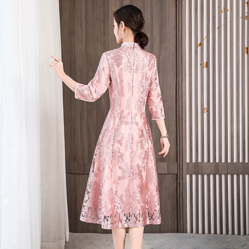 أنيقة المرأة Aodai فيتنام شيون - مراجعة Ao Dai Vietnam Dress وسعره