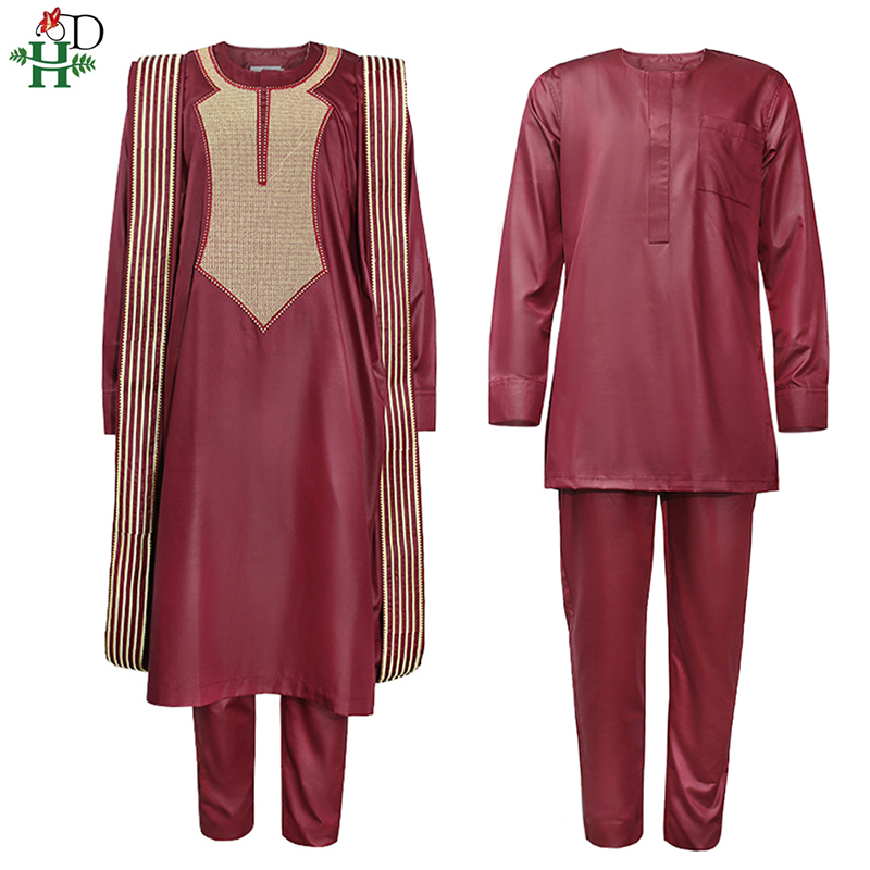 H & D الأفريقية Agbada دعوى لل - مراجعة Dashiki Shirt Men وسعره