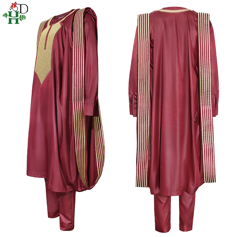 H & D الأفريقية Agbada دعوى لل - مراجعة Dashiki Shirt Men وسعره
