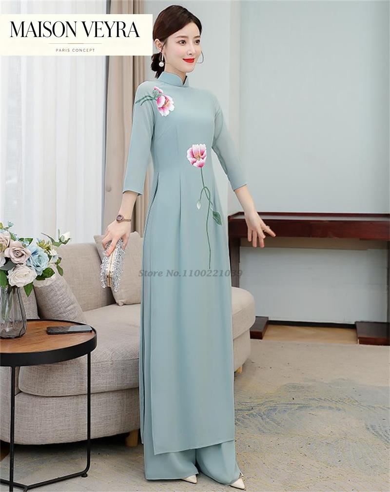 فستان أوداي فيتنامي 2026، طقم  - مراجعة Ao Dai Vietnam Dress وسعره