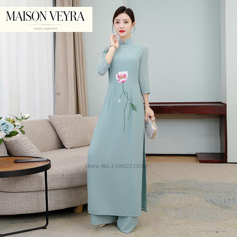 فستان أوداي فيتنامي 2026، طقم  - مراجعة Ao Dai Vietnam Dress وسعره