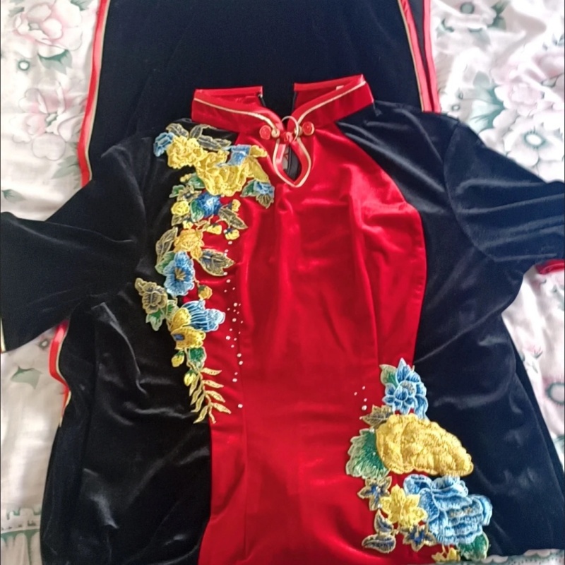 المرأة فيتنام آو داي شيونغسام  - مراجعة Ao Dai Vietnam Dress وسعره