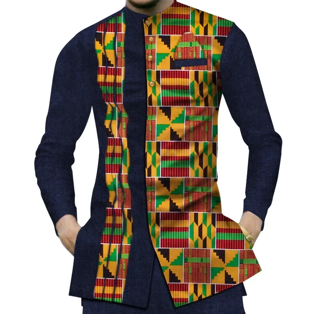 ملابس أفريقية غير رسمية 100% ق - مراجعة Dashiki Shirt Men وسعره