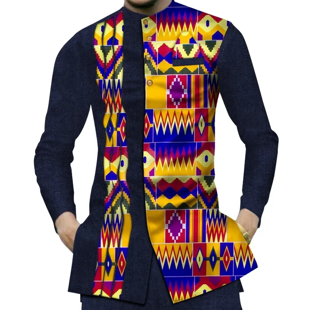 ملابس أفريقية غير رسمية 100% ق - مراجعة Dashiki Shirt Men وسعره