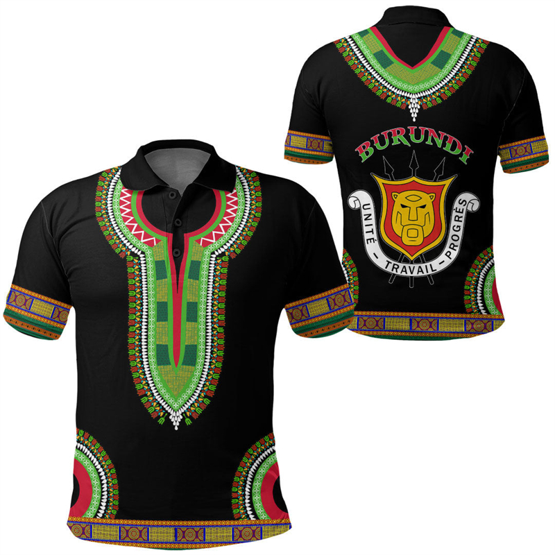قمصان بولو ثلاثية الأبعاد للرج - مراجعة Dashiki Shirt Men وسعره