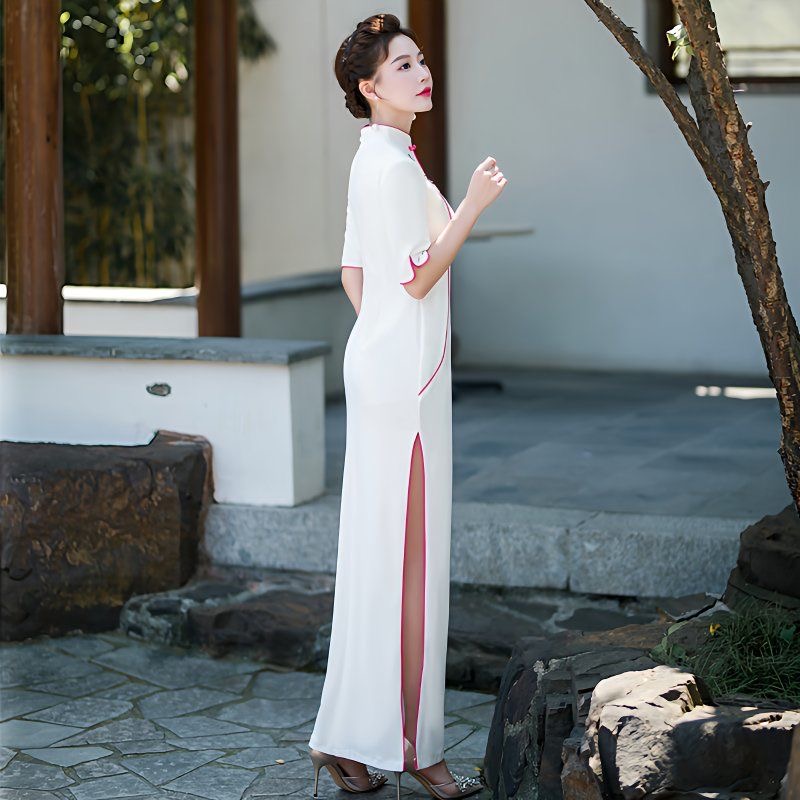 امرأة Aodai فيتنام فستان قصير  - مراجعة Ao Dai Vietnam Dress وسعره