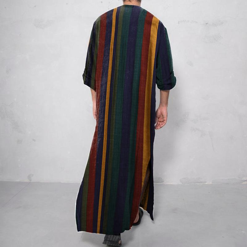 قميص رجالي طويل مطبوع بتصميم ر - مراجعة Fashion Ethnic Wear For Men وسعره