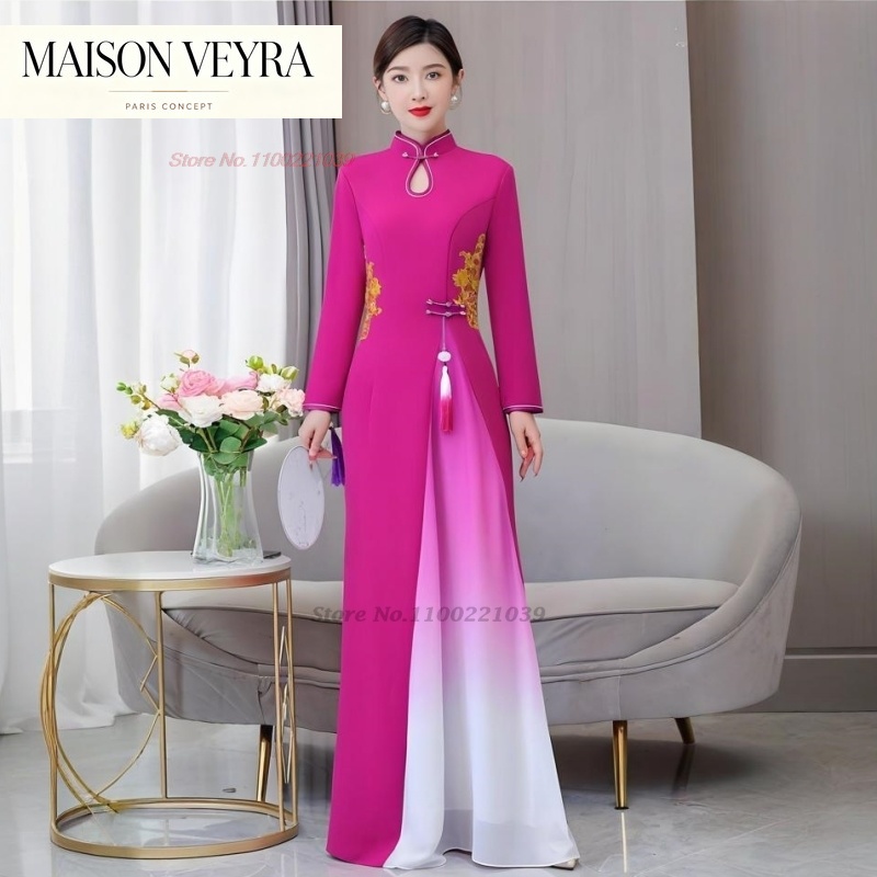 فستان فيتنامي تقليدي 2026، أود - مراجعة Ao Dai Vietnam Dress وسعره