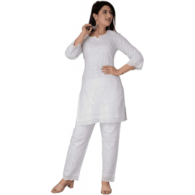 فساتين قطنية هندية من نوع تشيك - مراجعة Salwar Kameez Set وسعره