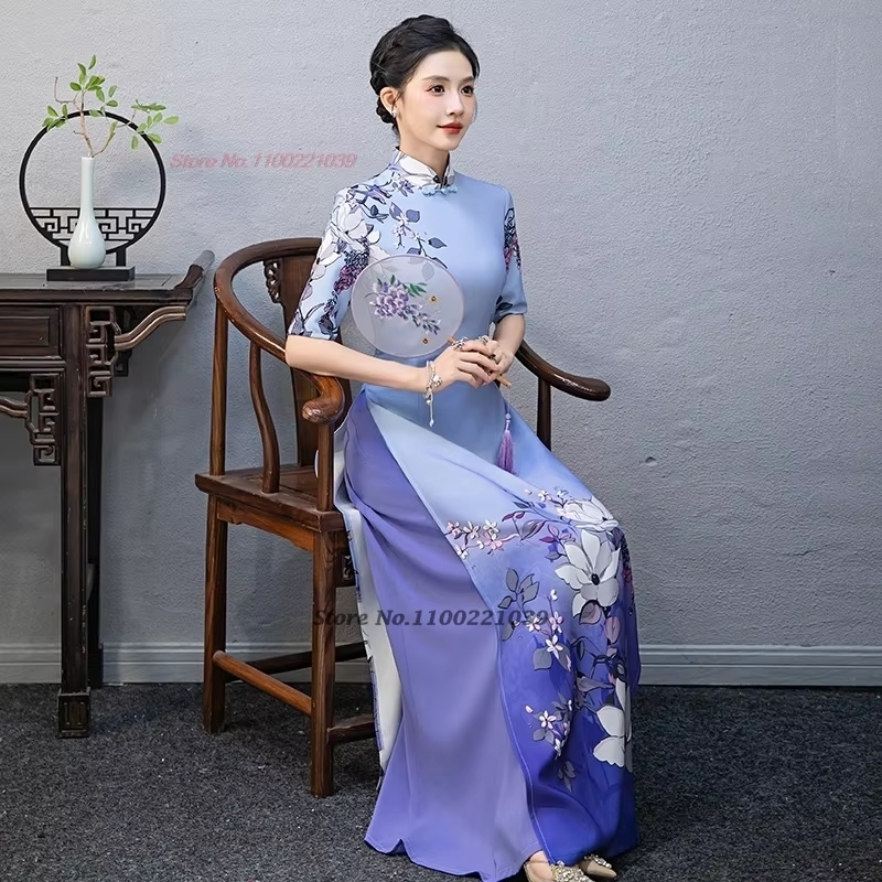 فستان سهرة 2026 بتصميم فيتنامي - مراجعة Ao Dai Vietnam Dress وسعره