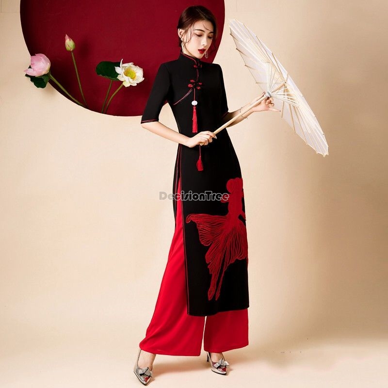 فستان تشيباو فيتنامي كلاسيكي أ - مراجعة Ao Dai Vietnam Dress وسعره