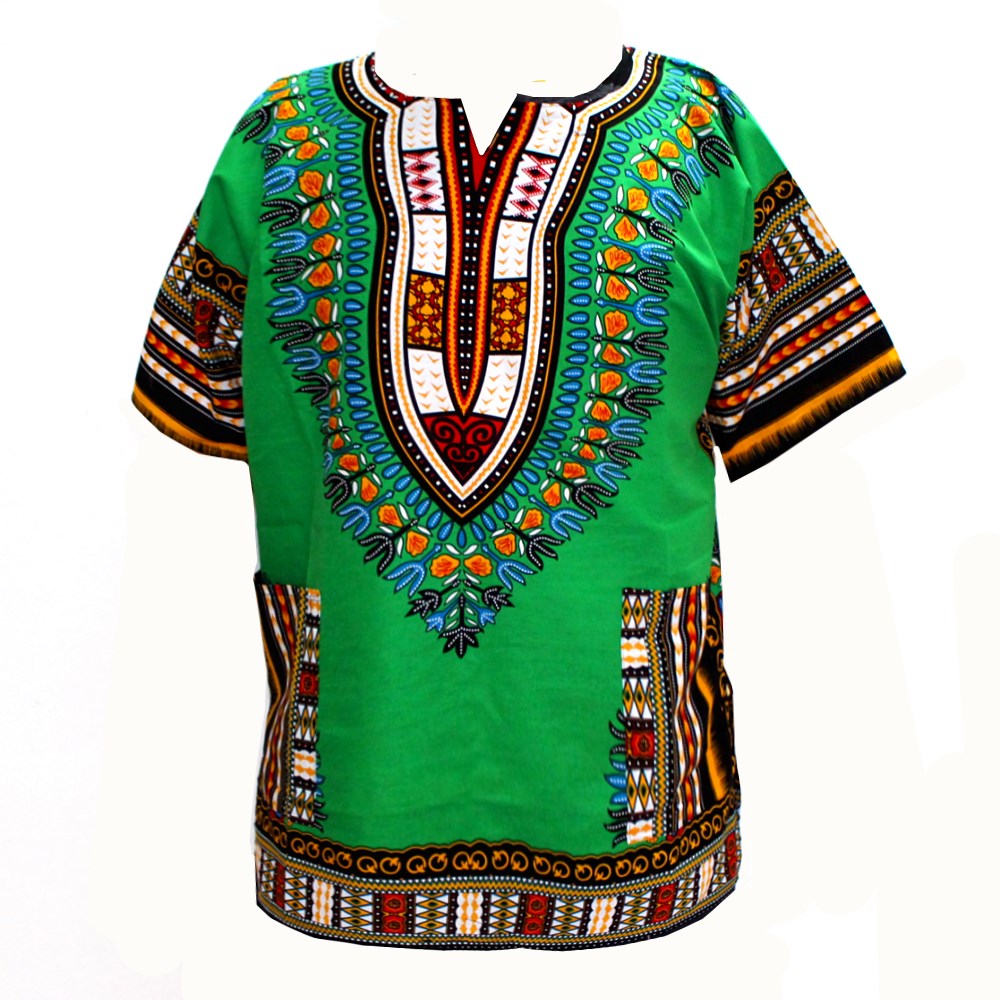 (الشحن السريع) 2016 أحدث تصميم - مراجعة Dashiki Shirt Men وسعره