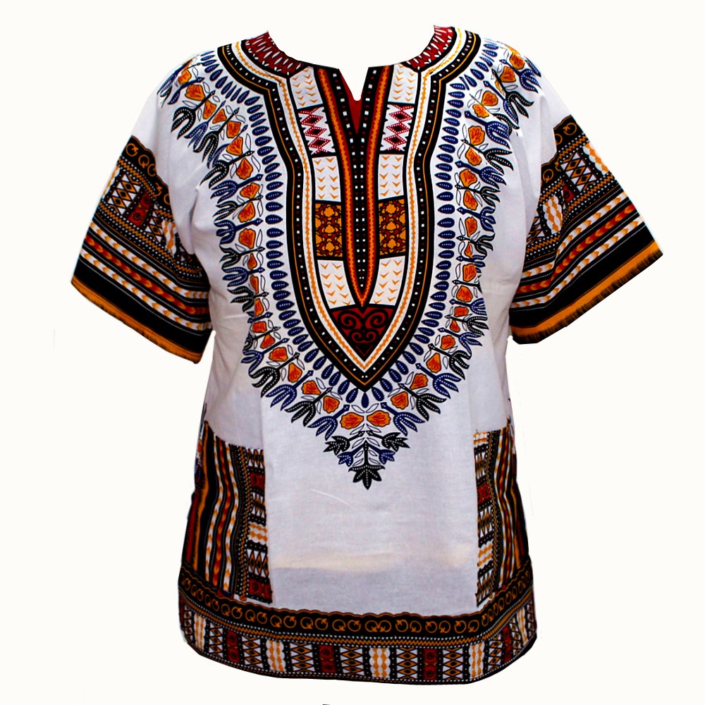 (الشحن السريع) 2016 أحدث تصميم - مراجعة Dashiki Shirt Men وسعره
