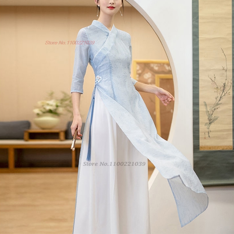فستان فيتنامي تقليدي 2026، أود - مراجعة Ao Dai Vietnam Dress وسعره