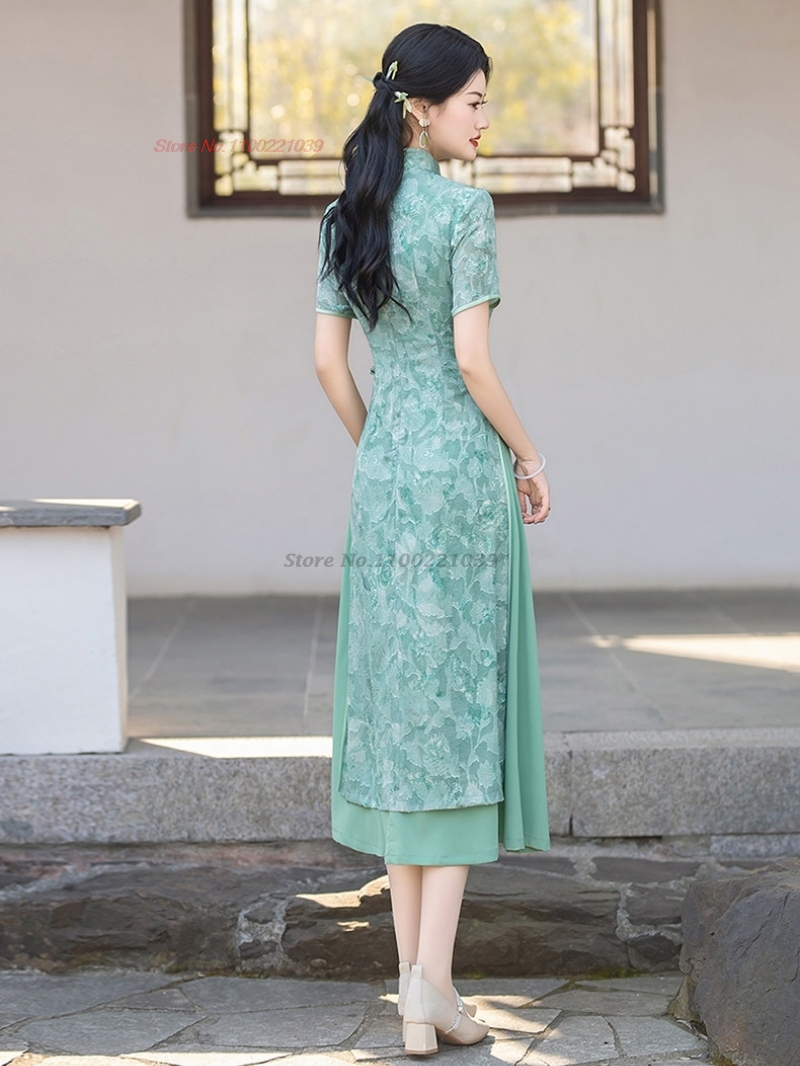  فستان أوداي فيتنامي تقليدي 2 - مراجعة Ao Dai Vietnam Dress وسعره